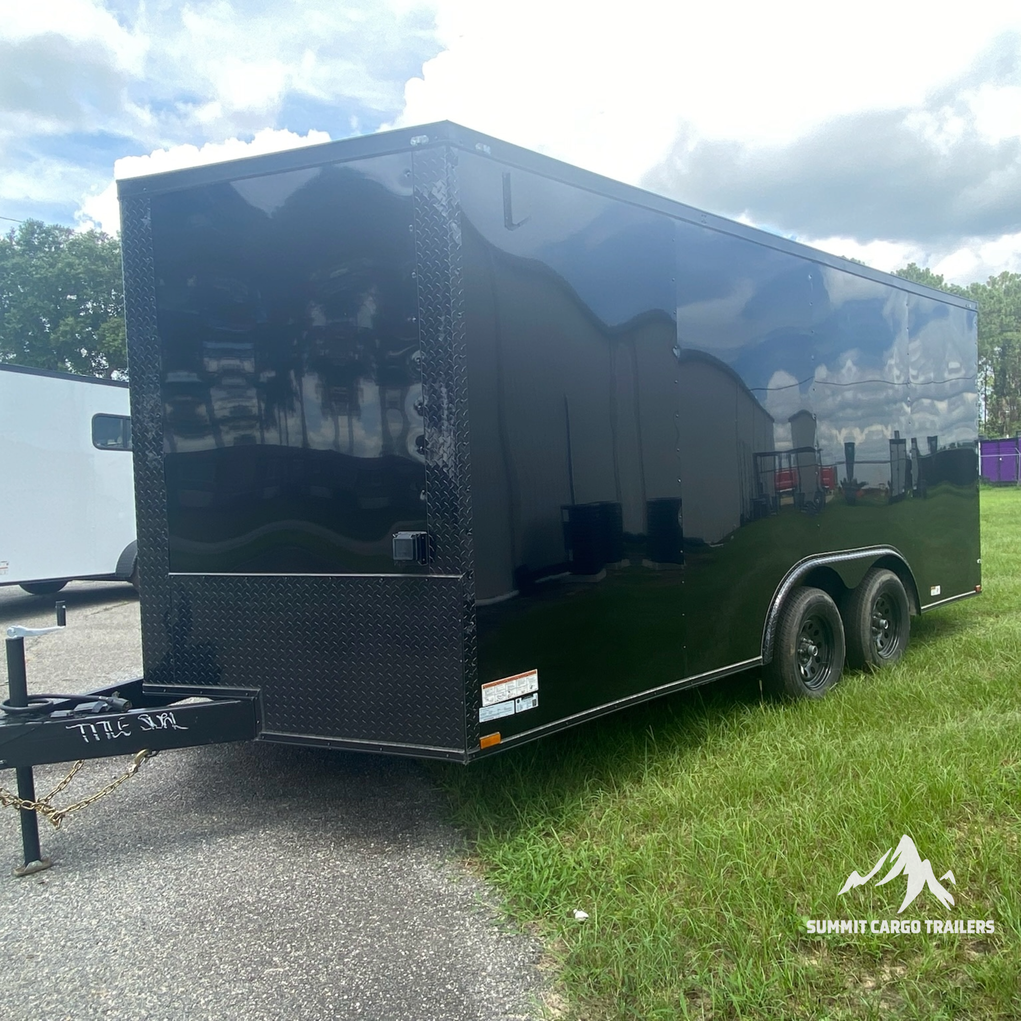 8.5X16TA Black Standard Concession Trailer