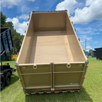 7X14TA Tan Dump Trailer