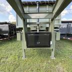 8.5X20TA Army Green Dump Trailer