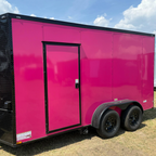 7X14TA Pink Concession Trailer