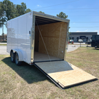 7X14TA White Standard Trailer