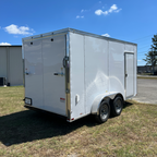 7X14TA White Standard Trailer