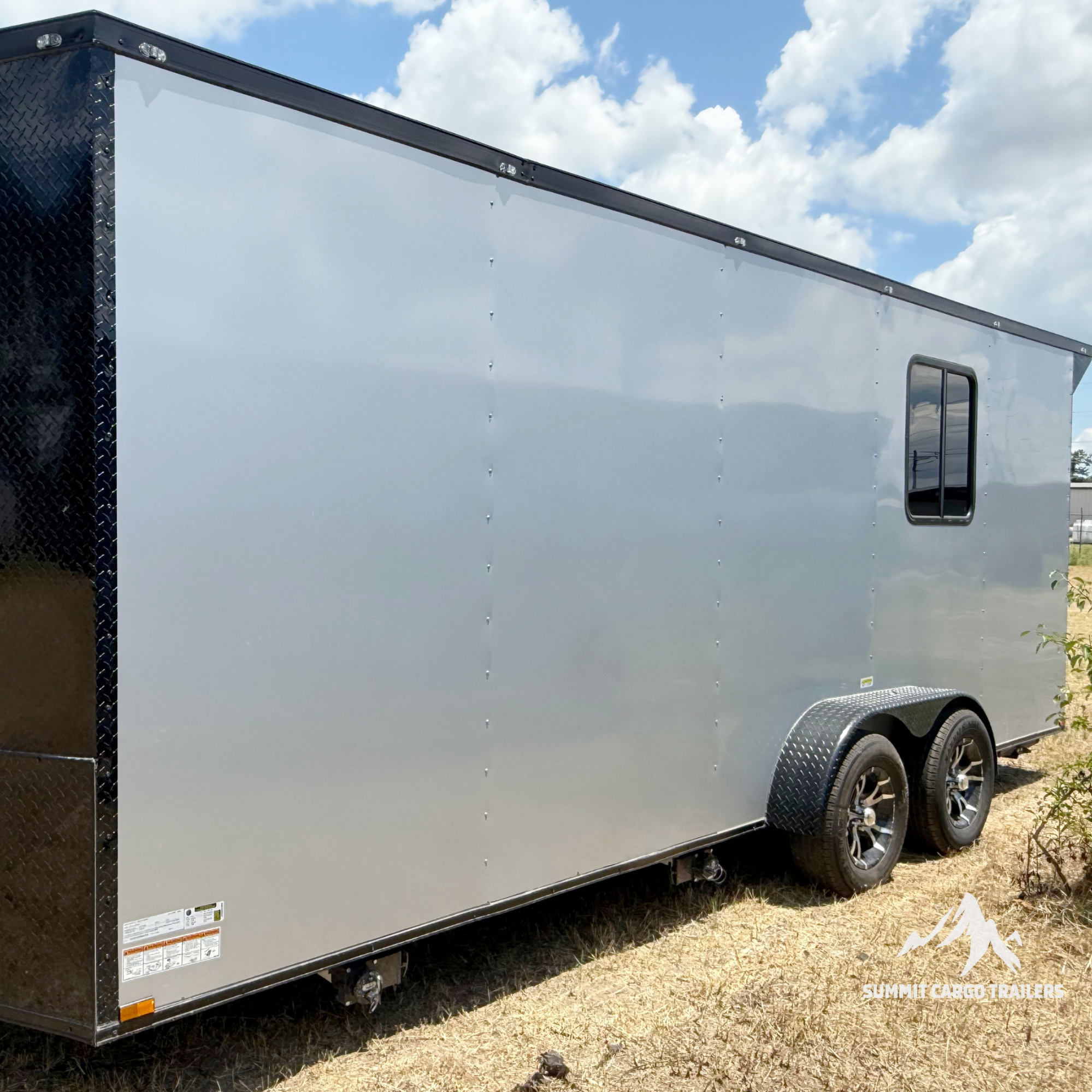7X20TA Silver Race Ready Trailer