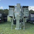 8.5X20TA Army Green Dump Trailer