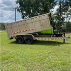 7X14TA Tan Dump Trailer
