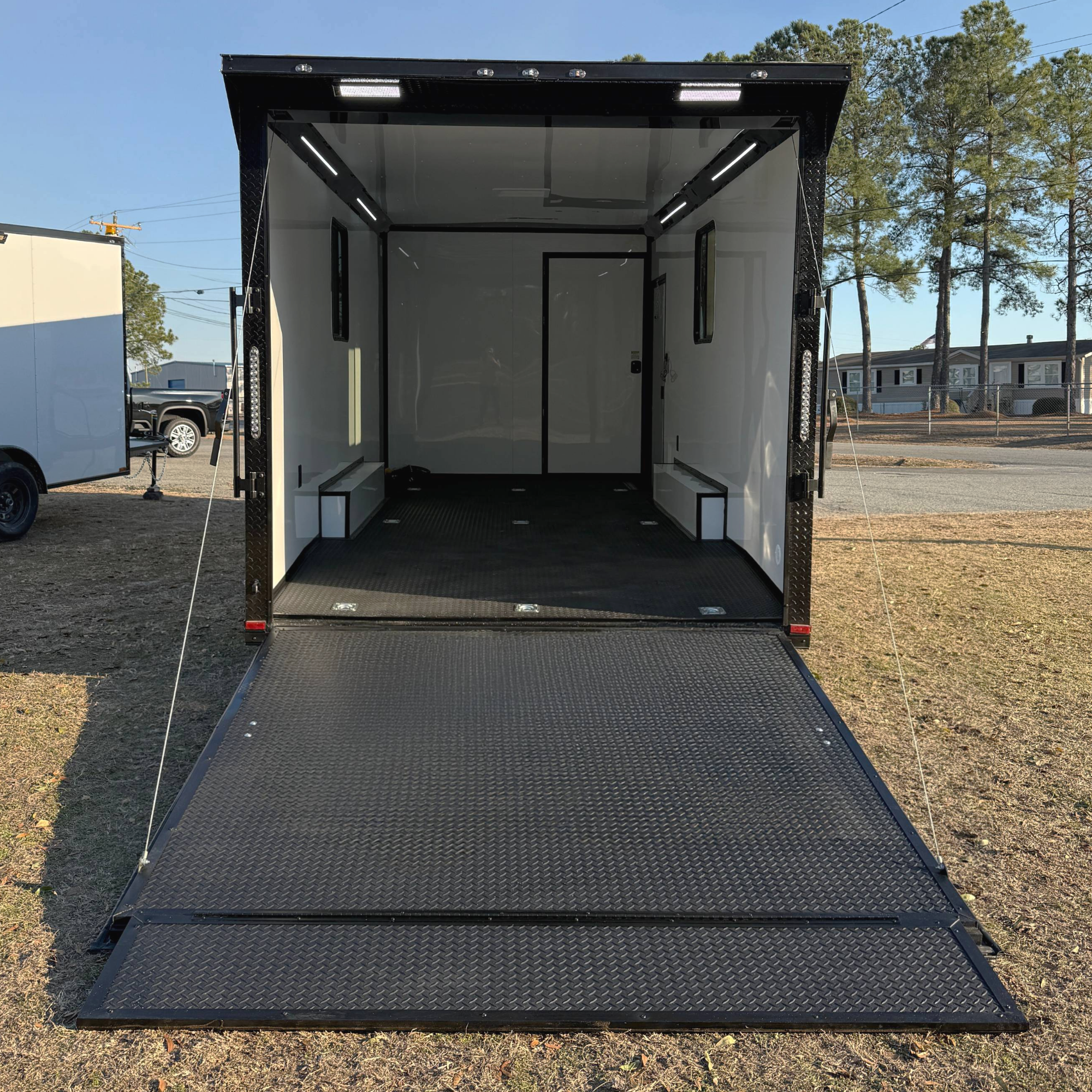 8.5X24TA3 Charcoal Race Ready Trailer