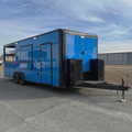 8.5X24TA3 Blue Concession Porch Trailer