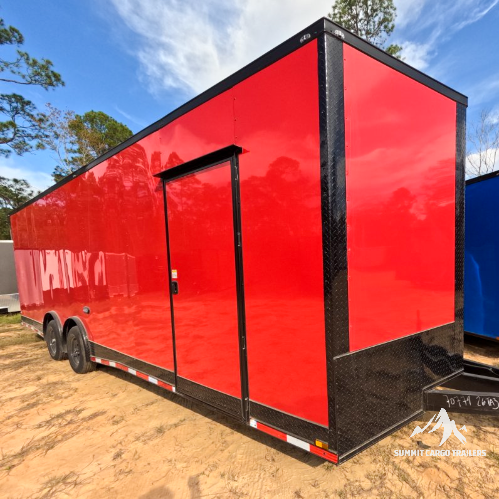 8.5x26TA Red Race Ready Trailer