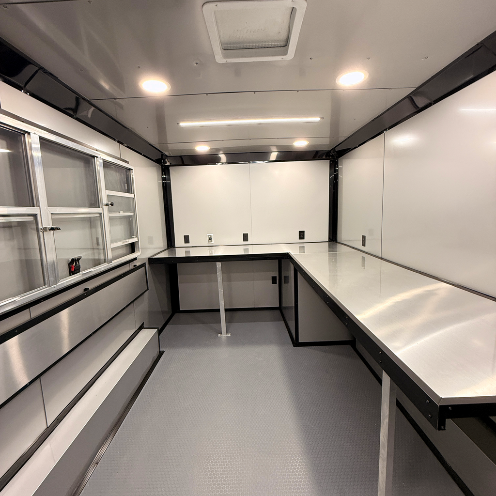 8.5X16TA Charcoal Concession Trailer