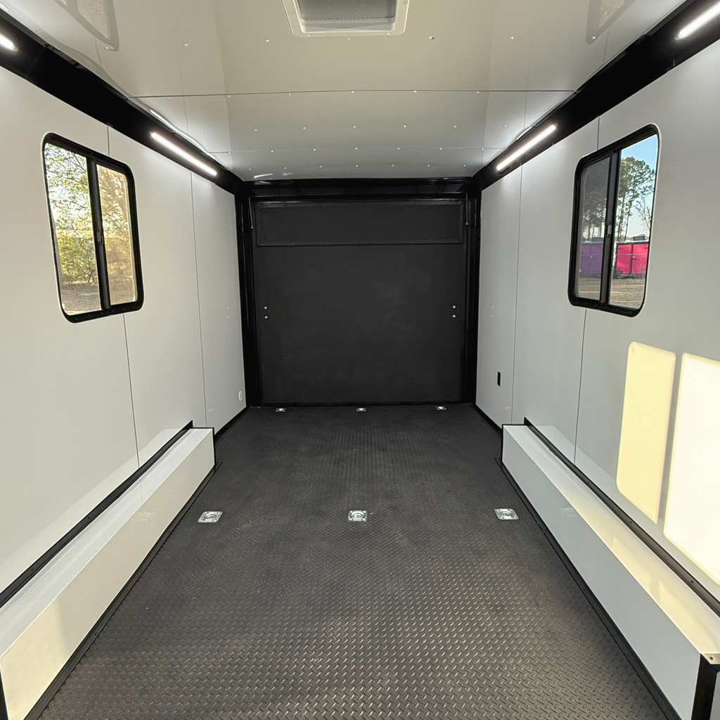 8.5X24TA3 Charcoal Race Ready Trailer