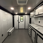 8.5X22TA Silver Gullwing Porch Trailer