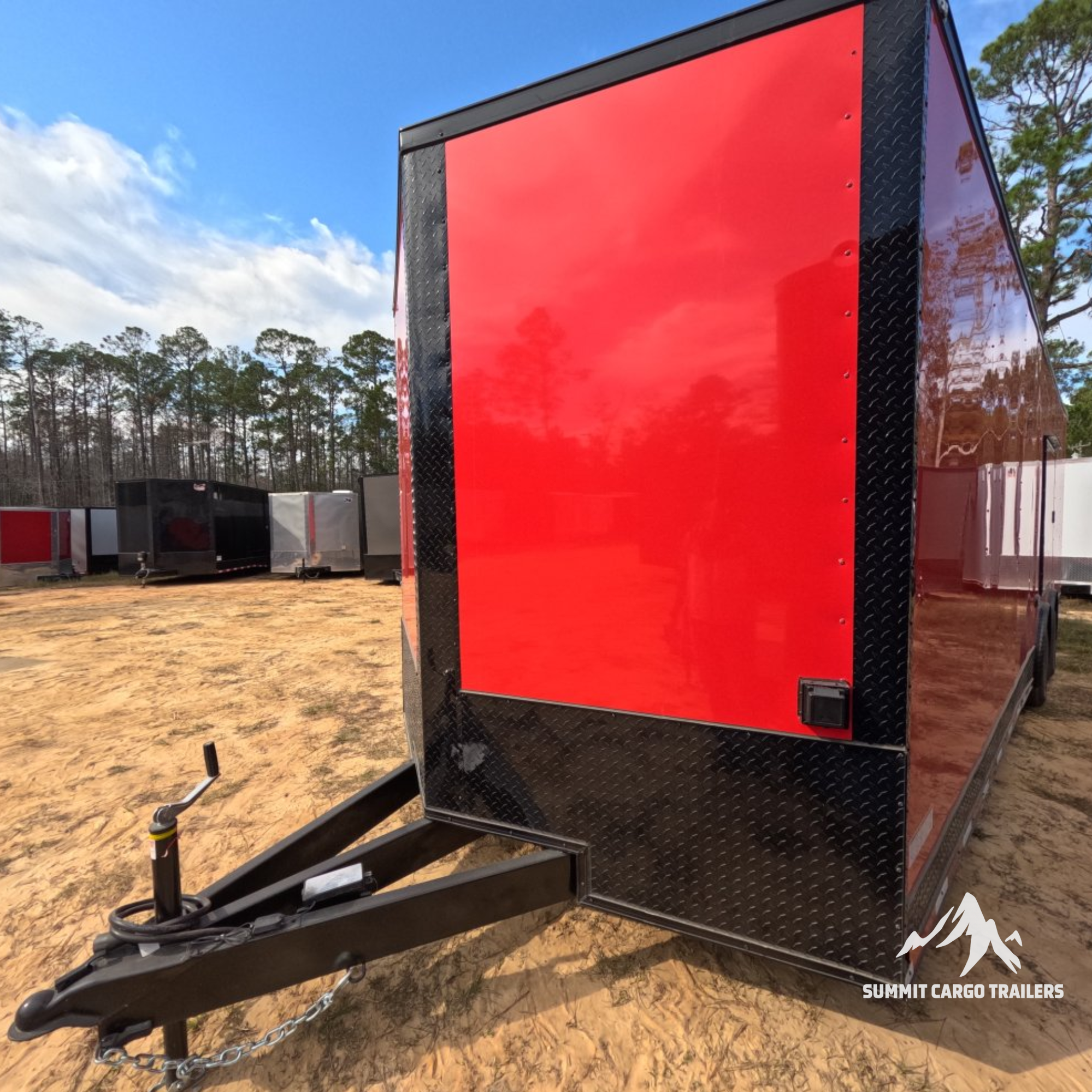 8.5x26TA Red Race Ready Trailer