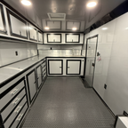 8.5X22TA Silver Gullwing Porch Trailer