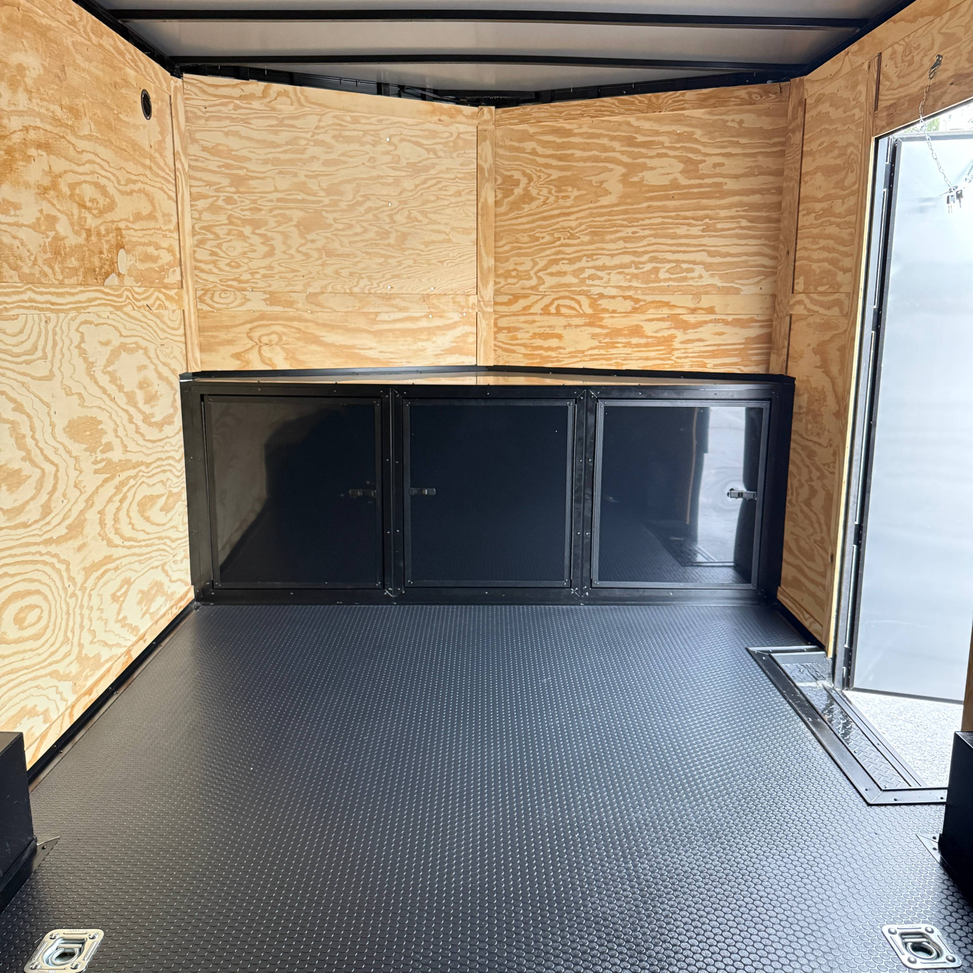 8.5X16TA3 Black Work Trailer