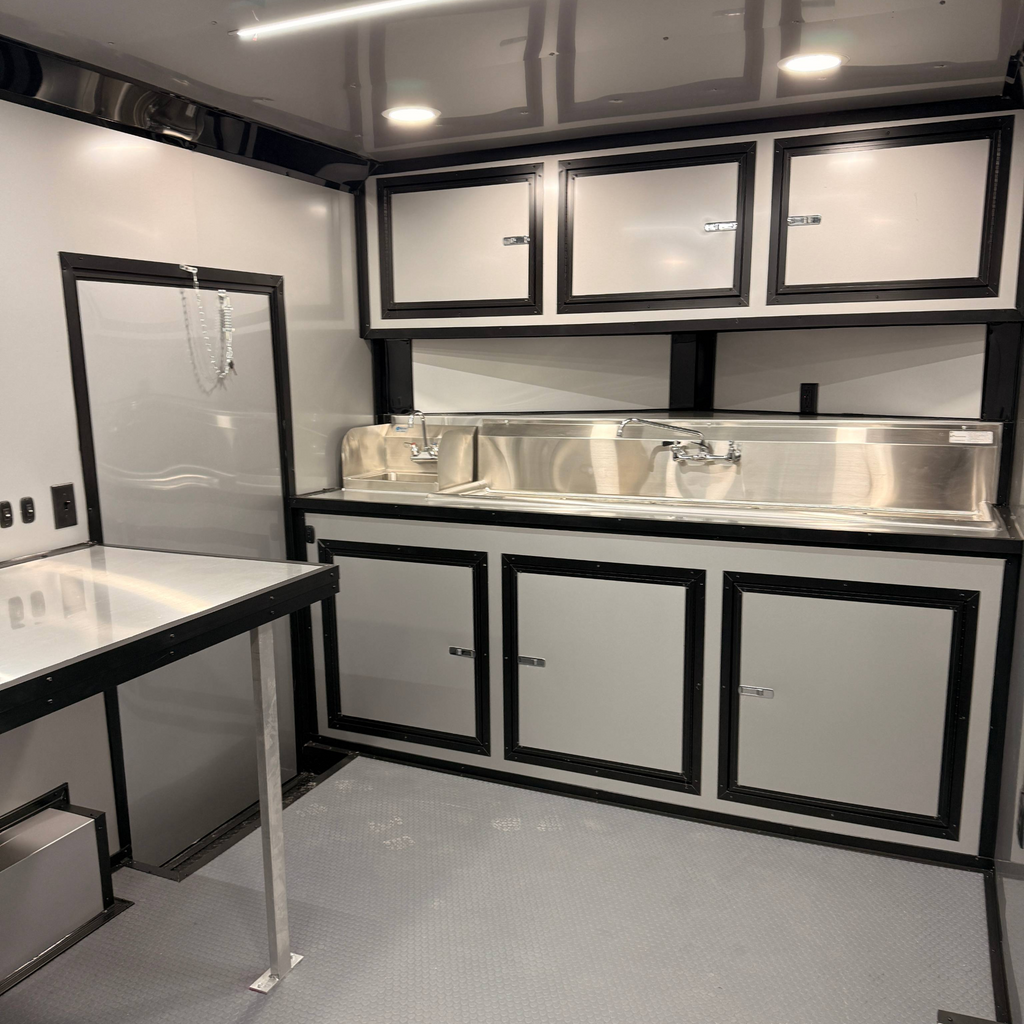 8.5X16TA Charcoal Concession Trailer