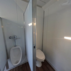 7X12SA5 White Bathroom Trailer