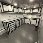 8.5X22TA Silver Gullwing Porch Trailer