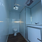 7X12SA5 White Bathroom Trailer