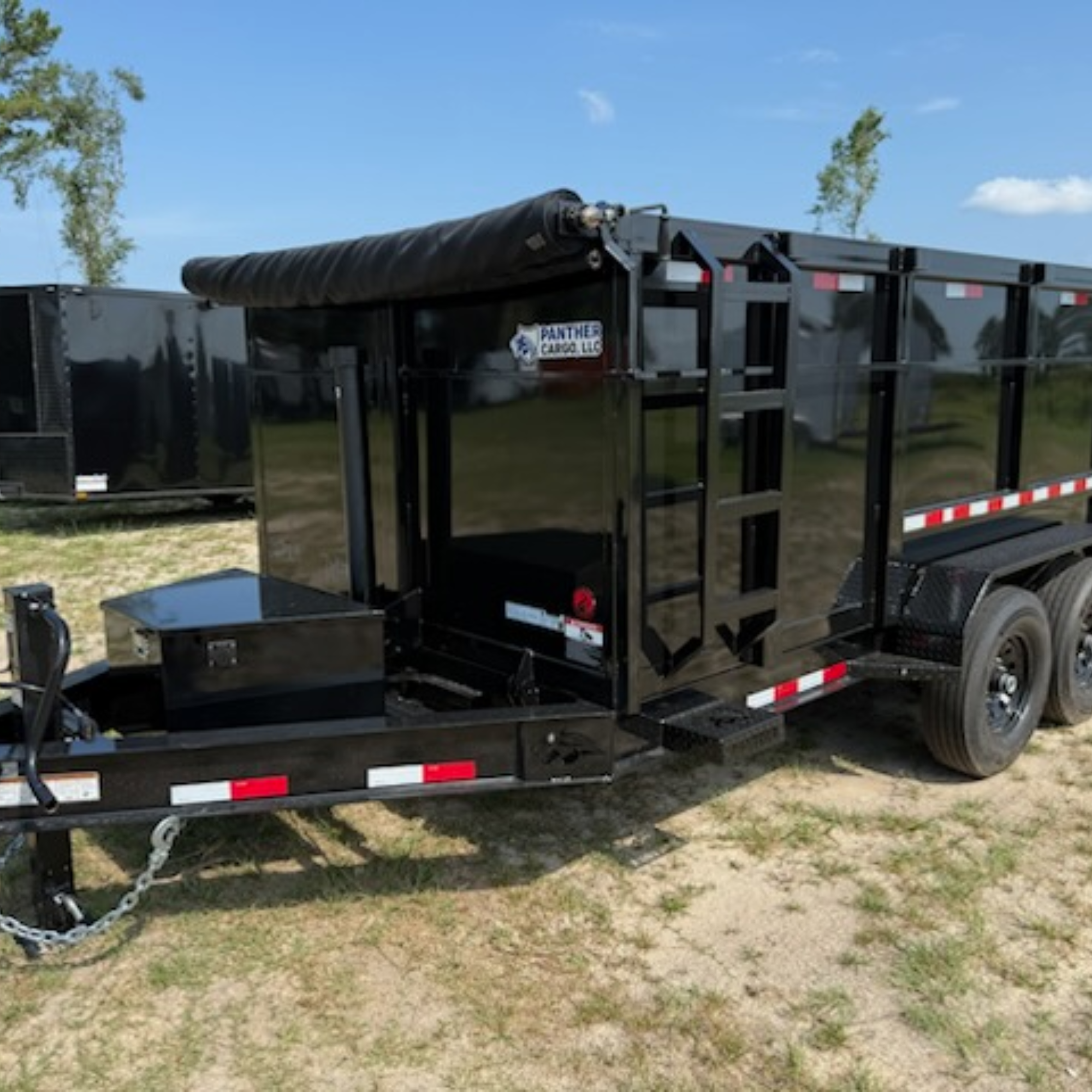 7X14TA Black Dump Trailer