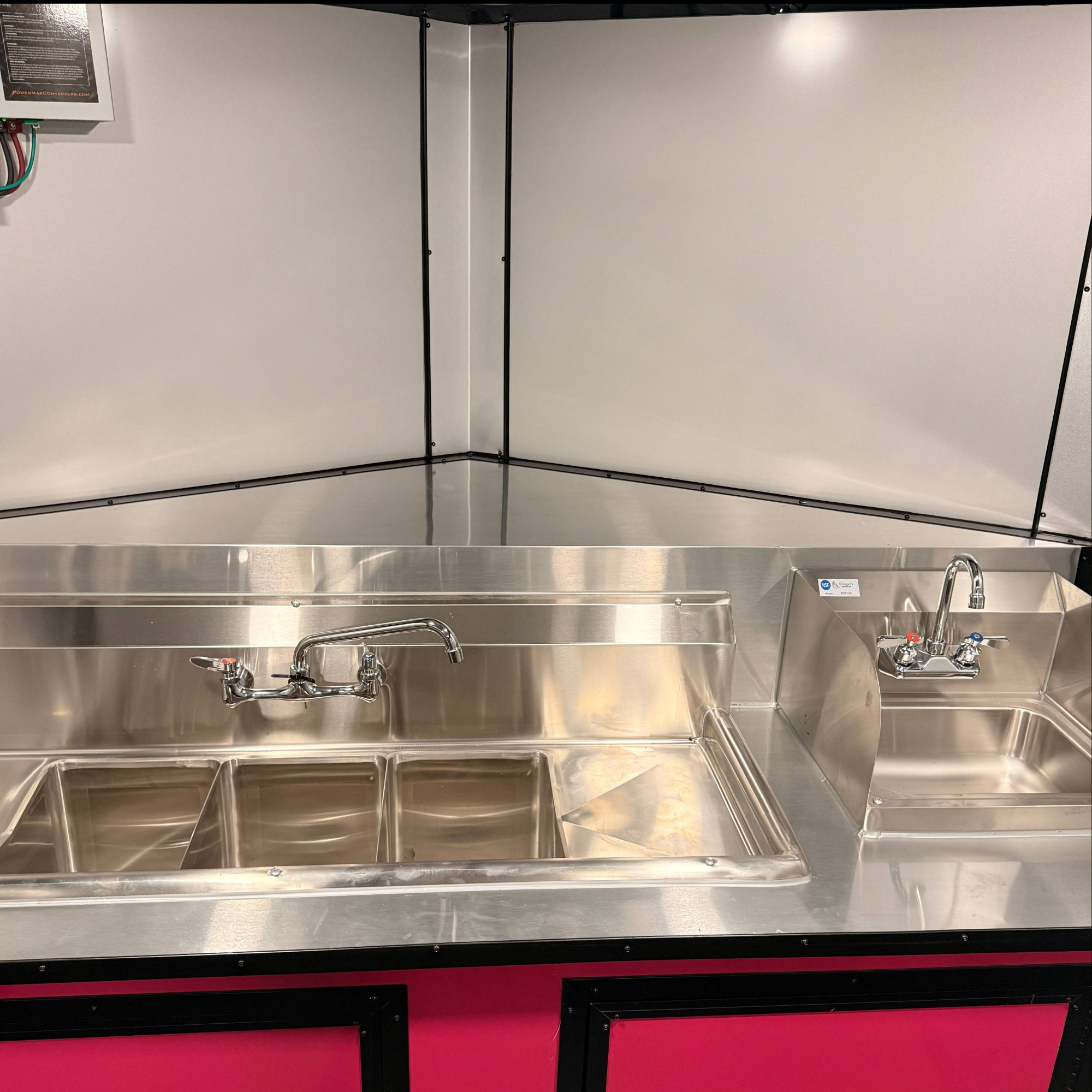 7X14TA Pink Concession Trailer