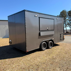 8.5X16TA Charcoal Concession Trailer