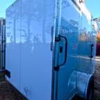 7X12SA5 White Bathroom Trailer
