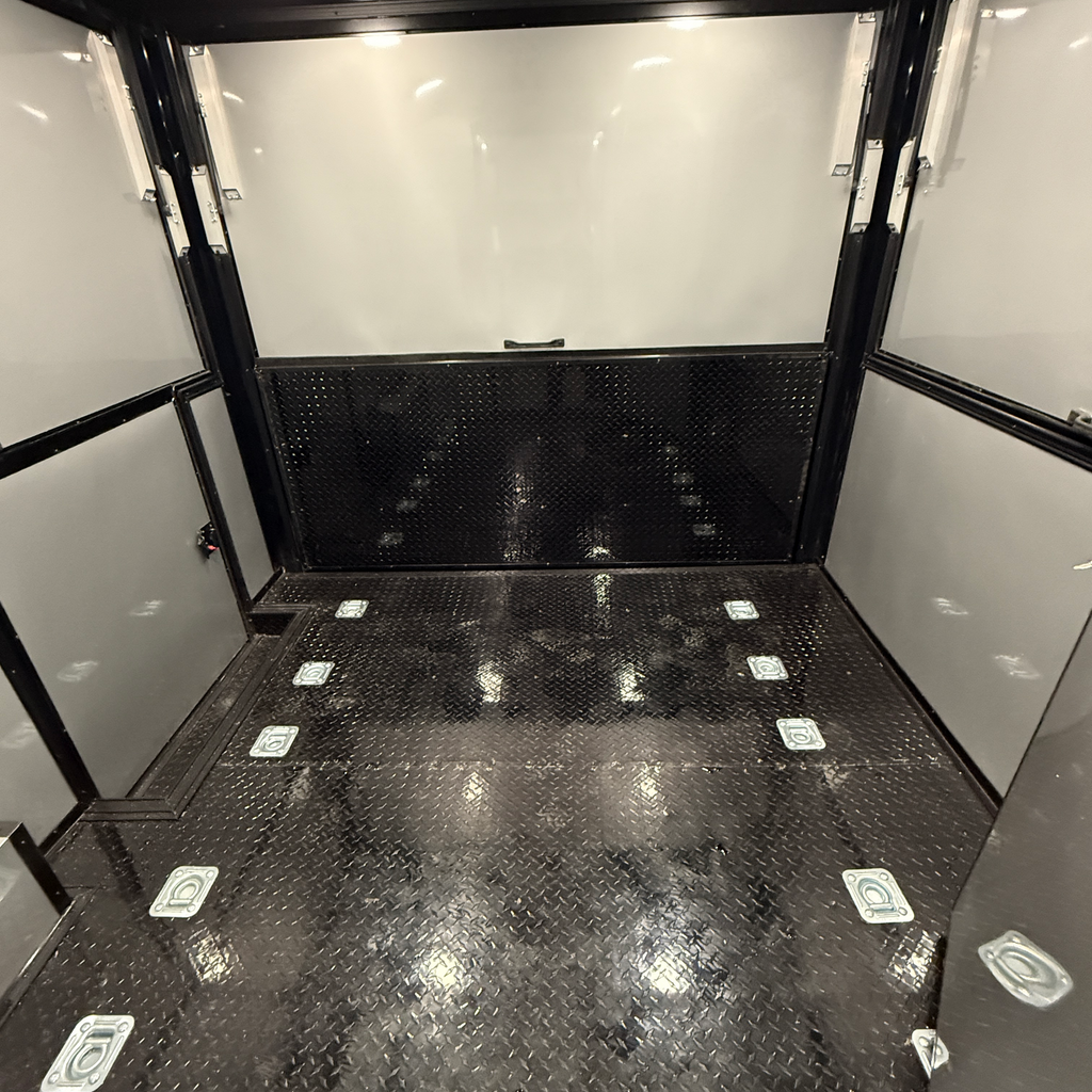 8.5X22TA Silver Gullwing Porch Trailer