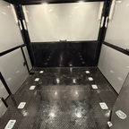 8.5X22TA Silver Gullwing Porch Trailer