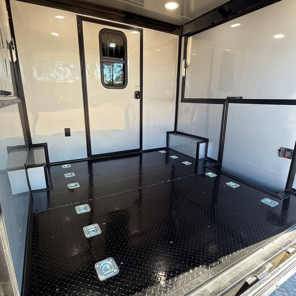 8.5X22TA Silver Gullwing Porch Trailer