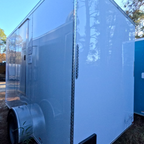 7X12SA5 White Bathroom Trailer