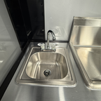 8.5X24TA3 Blue Concession Porch Trailer