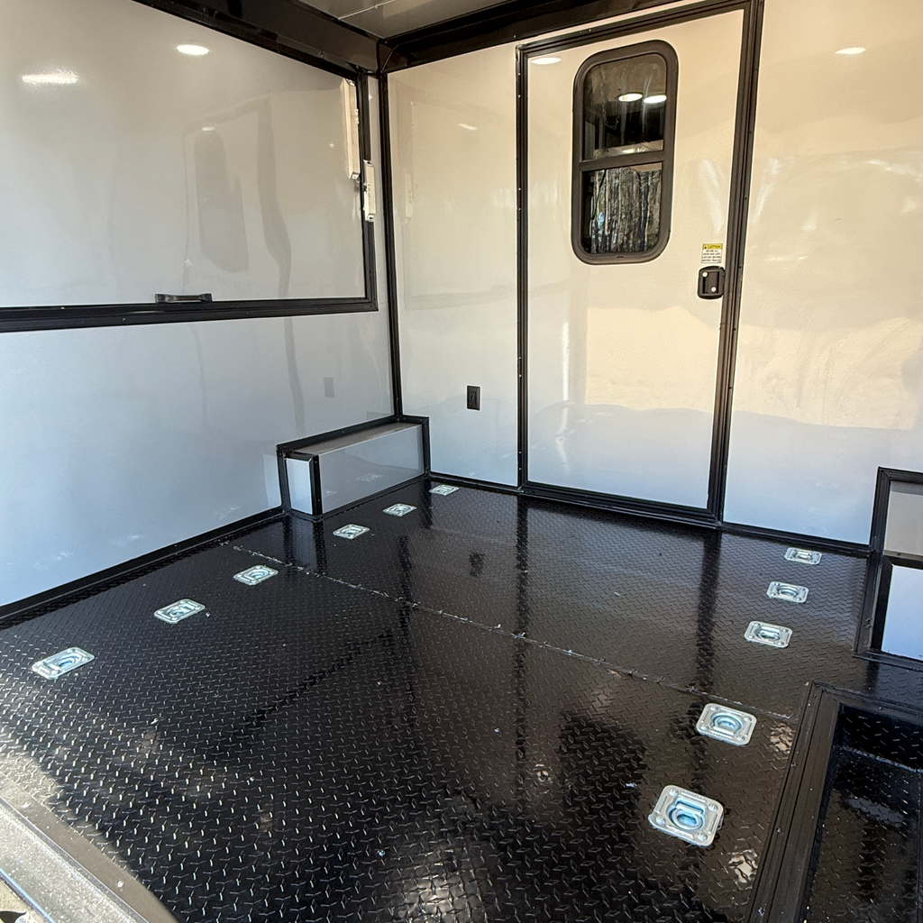 8.5X22TA Silver Gullwing Porch Trailer