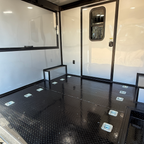 8.5X22TA Silver Gullwing Porch Trailer