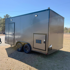 8.5X16TA Charcoal Concession Trailer