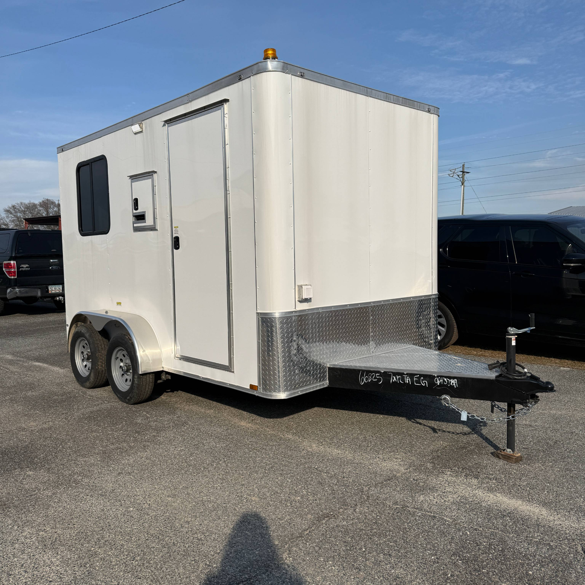 7X12TA White Spliicing Trailer