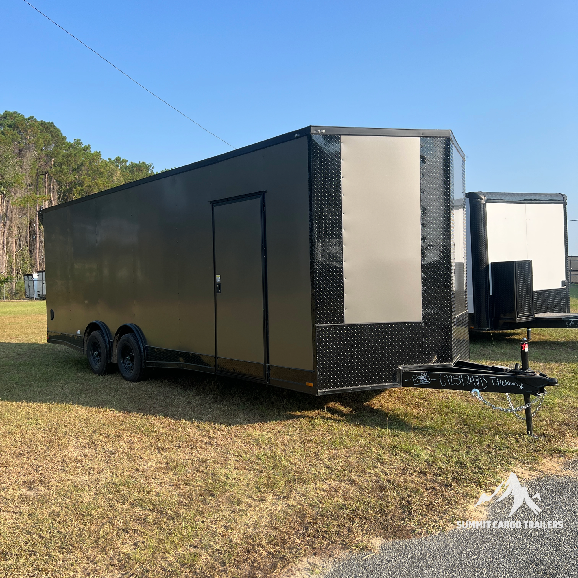 8.5X24TA Charcoal Standard Car Hauler Trailer