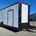 8.5X20TA3 White Car Hauler Trailer