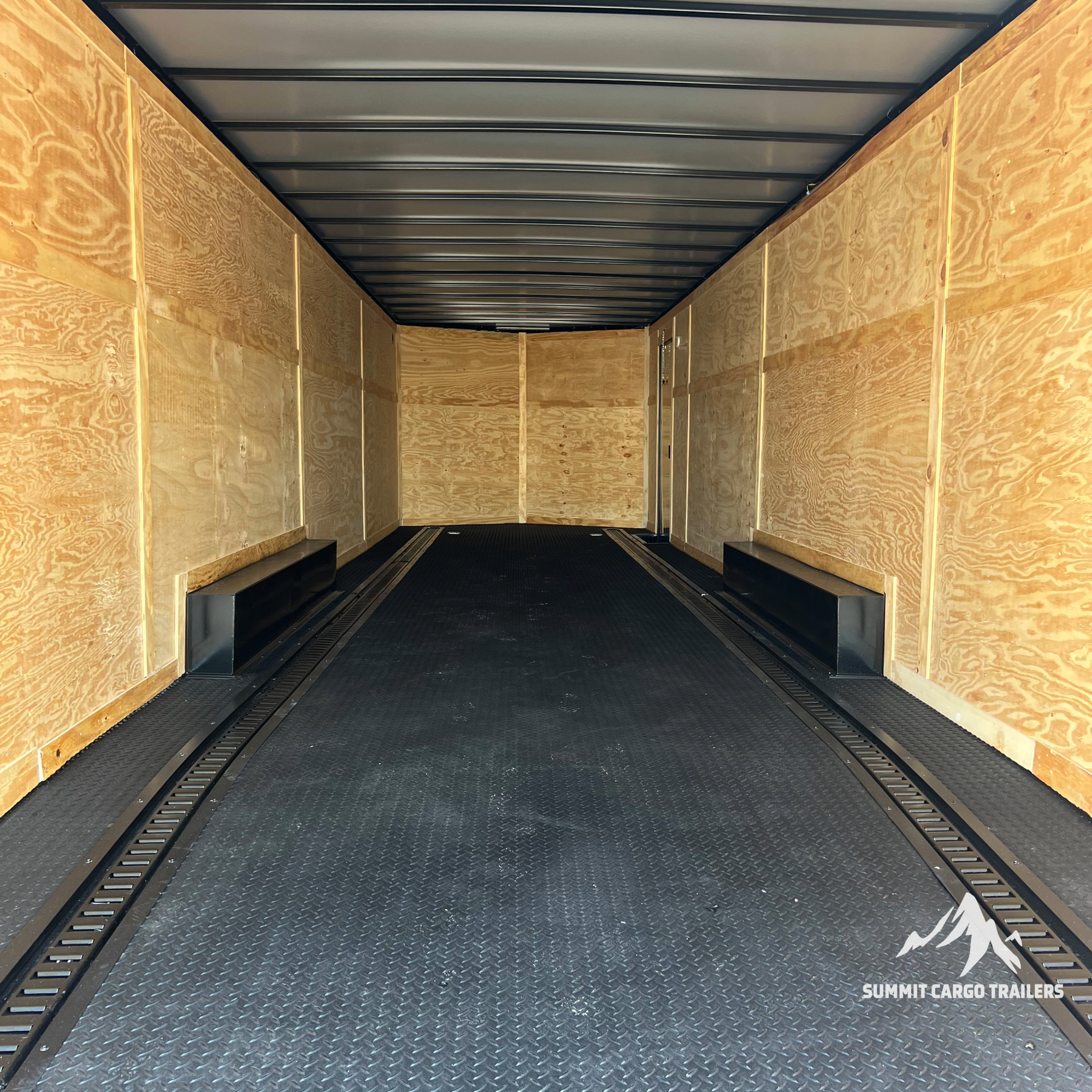 8.5X32TA5 Bright Blue Car Hauler Trailer