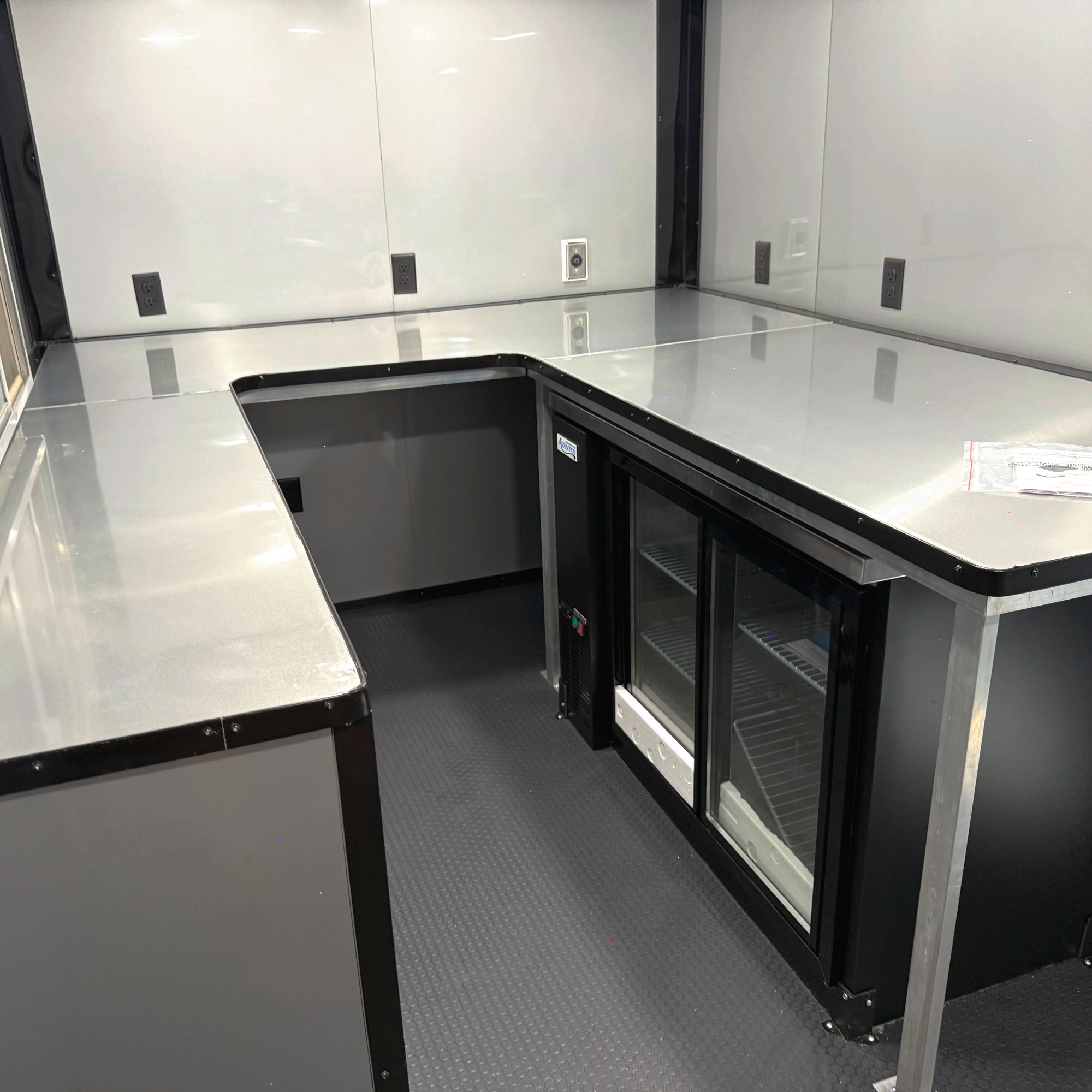 7X14TA Indigo Blue Concession Trailer