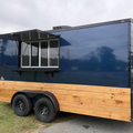 7X14TA Indigo Blue Concession Trailer