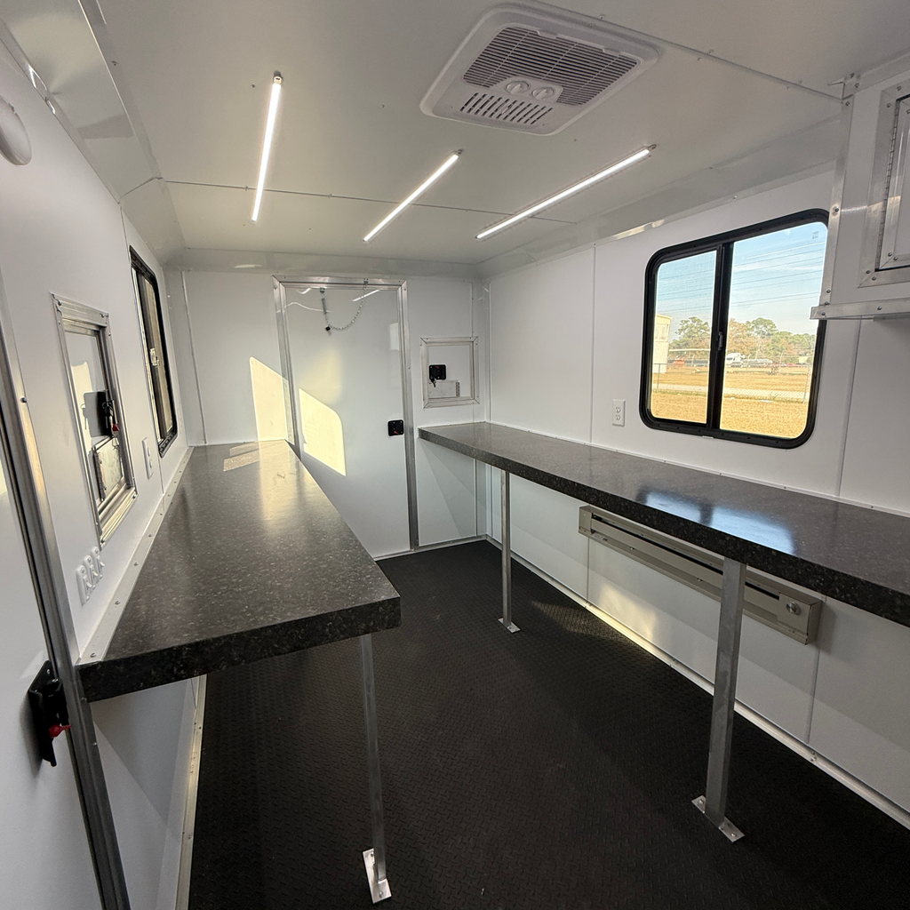 7X12TA White Spliicing Trailer
