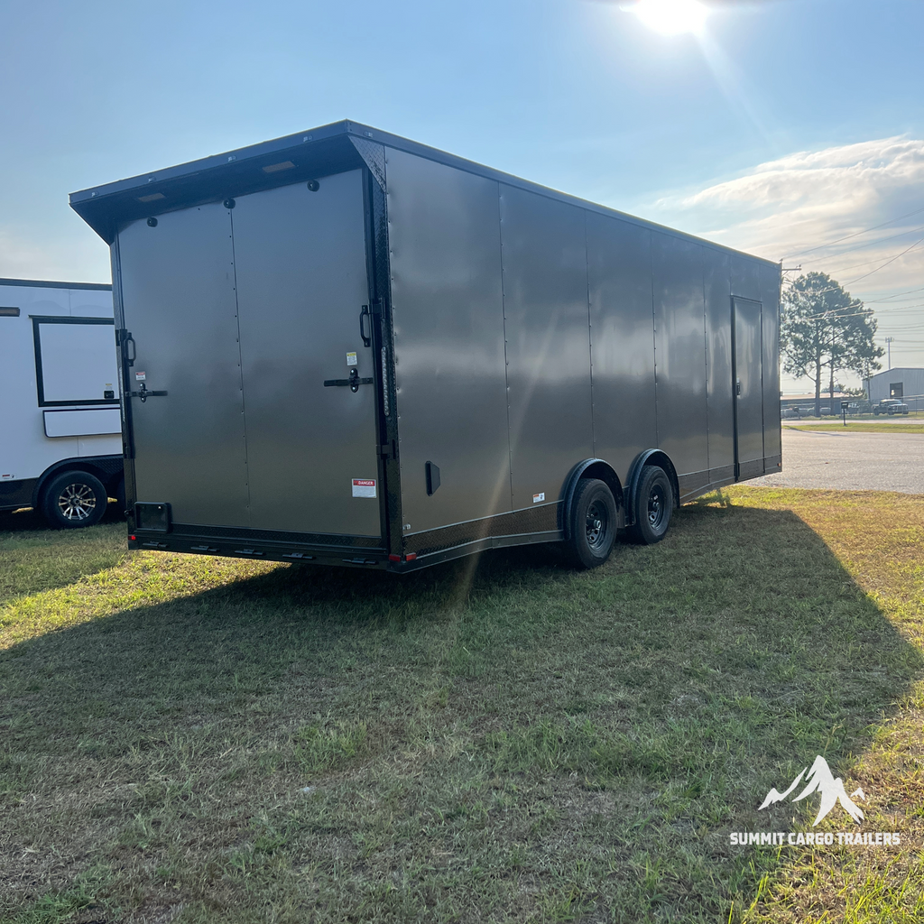 8.5X24TA Charcoal Standard Car Hauler Trailer