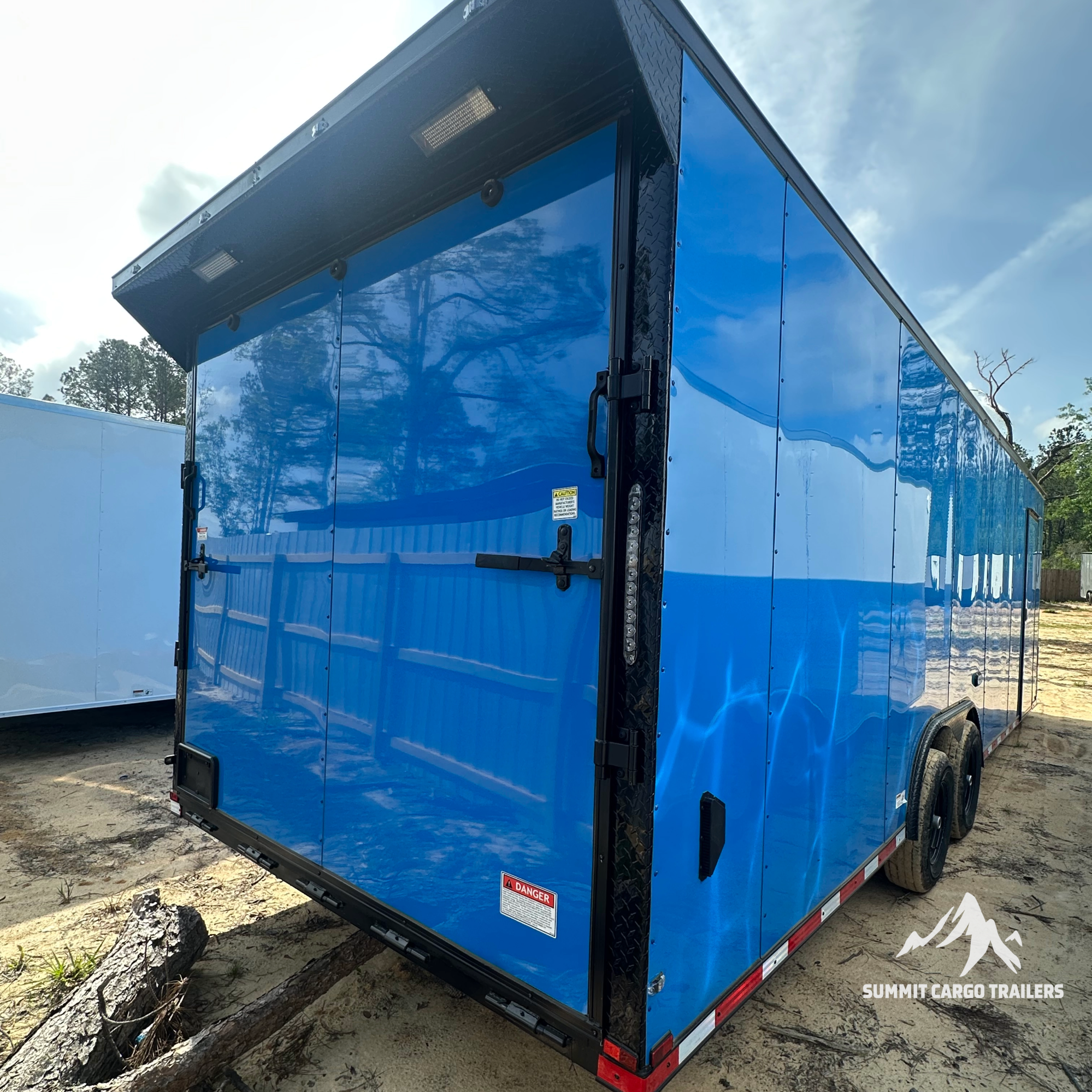 8.5X26TA Blue Standard Car Hauler Trailer