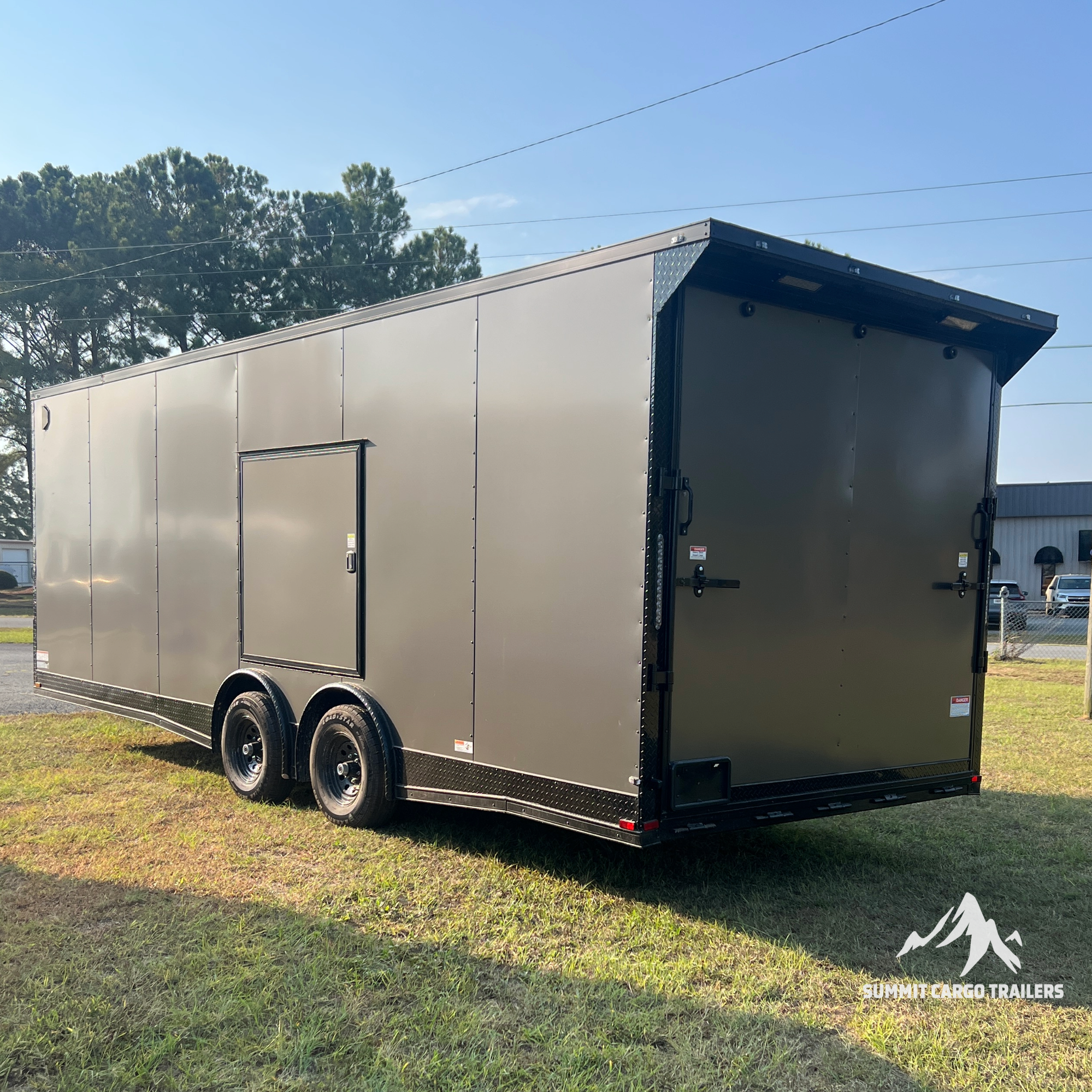 8.5X24TA Charcoal Standard Car Hauler Trailer