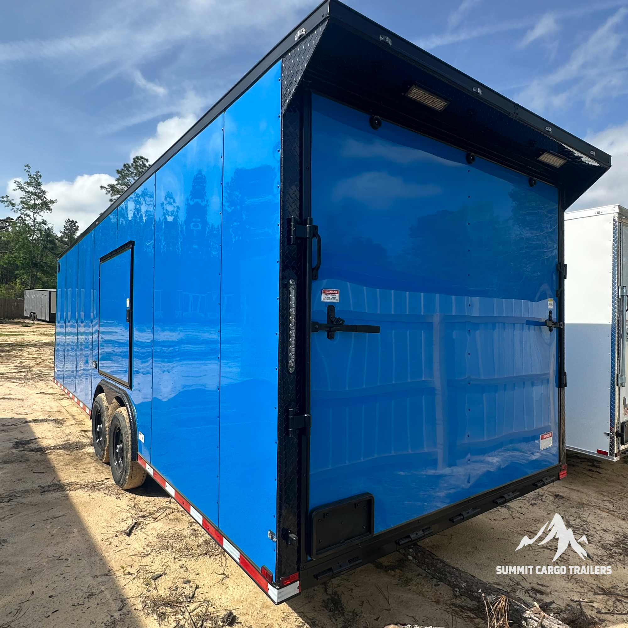 8.5X26TA Blue Standard Car Hauler Trailer