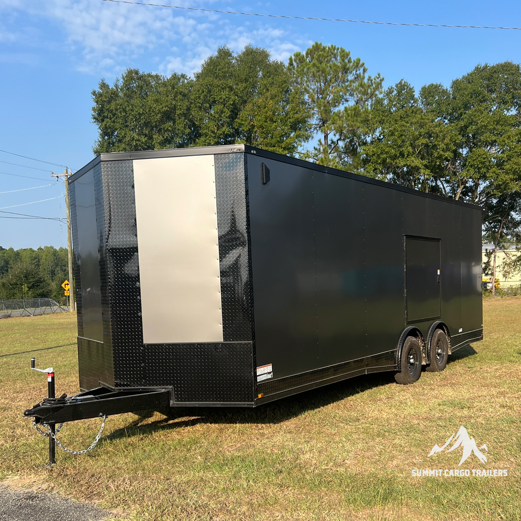 8.5X24TA Charcoal Standard Car Hauler Trailer