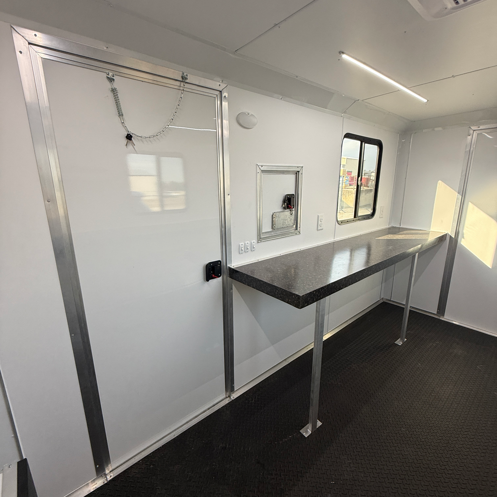 7X12TA White Spliicing Trailer