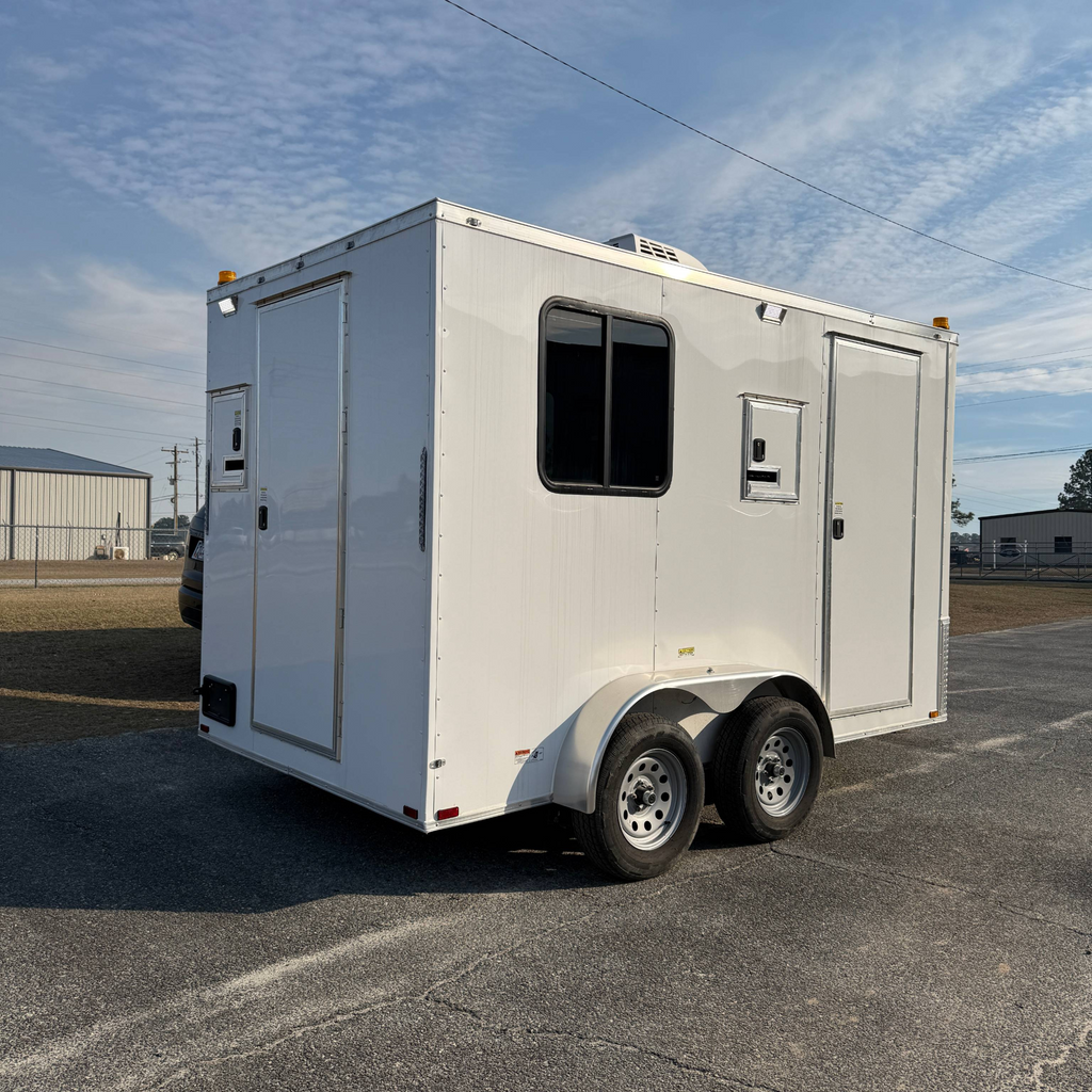 7X12TA White Spliicing Trailer