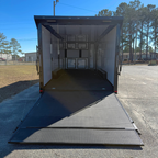 8.5X24TA3 White Car Hauler Trailer