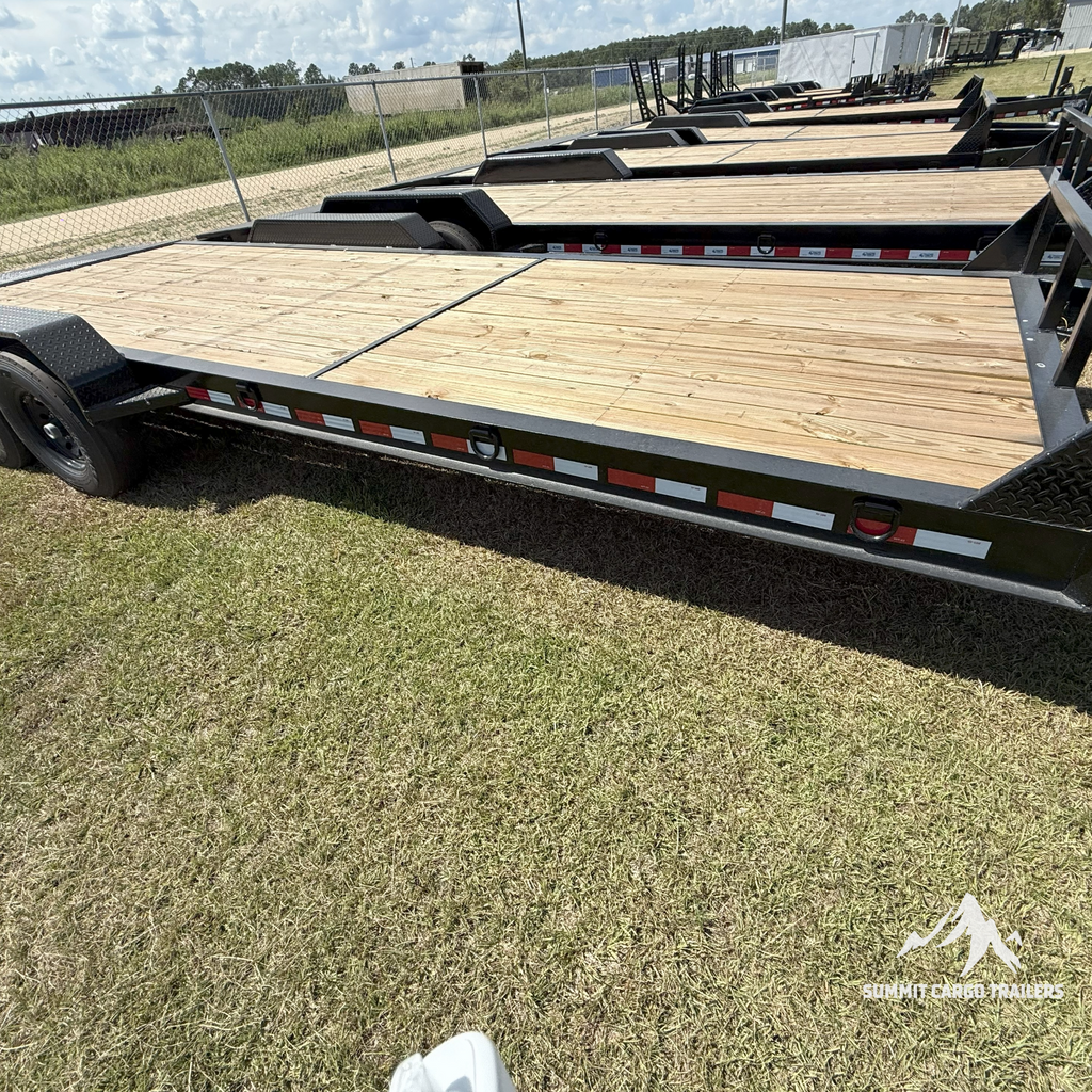 7X24TA Black Utility Trailer